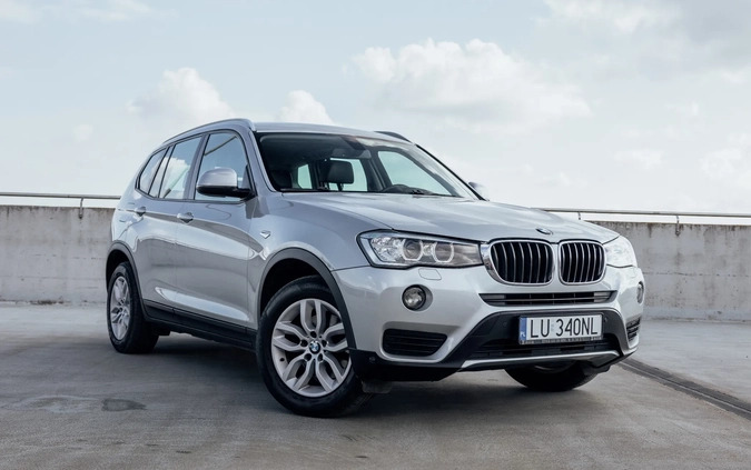 BMW X3 cena 75000 przebieg: 194000, rok produkcji 2015 z Lublin małe 562